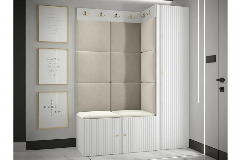 Dunvegan Highboard White - Förvaring - Skåp - Förvaringsskåp