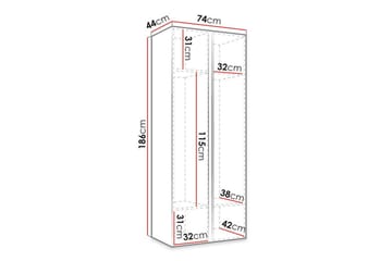 Dunvegan Highboard White - Förvaring - Skåp - Förvaringsskåp