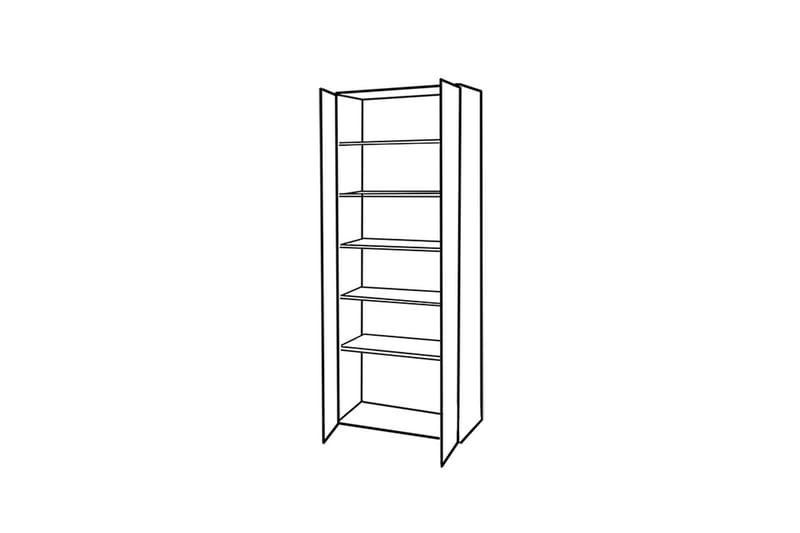 Eliane Skåp 70 cm - Bok - Förvaring - Skåp - Förvaringsskåp