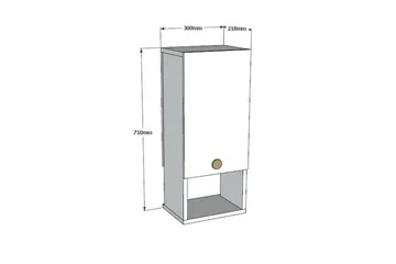 Estephen Badrumsskåp 71 cm - Vit - Hus & renovering - Kök & bad - Badrum - Badrumsmöbler & badrumsinredning - Spegelskåp badrum