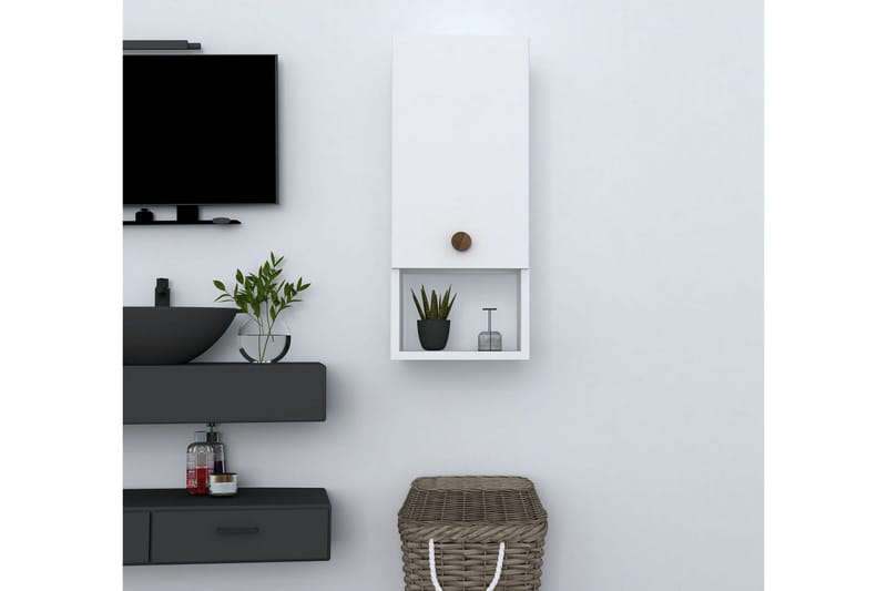 Estephen Badrumsskåp 71 cm - Vit - Hus & renovering - Kök & bad - Badrum - Badrumsmöbler & badrumsinredning - Väggskåp & högskåp