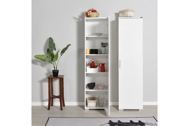 Förvaringsskåp 45x169 cm - Vit - Förvaring - Skåp - Förvaringsskåp