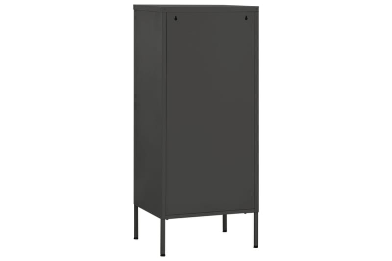 Förvaringsskåp antracit 80x35x101,5 cm stål - Grå - Förvaring - Skåp - Förvaringsskåp