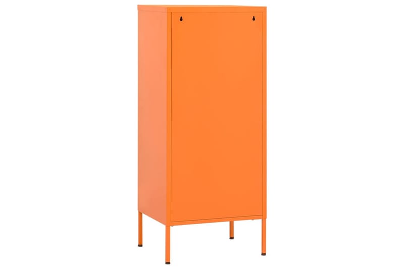 Förvaringsskåp orange 80x35x101,5 cm stål - Orange - Förvaringsskåp