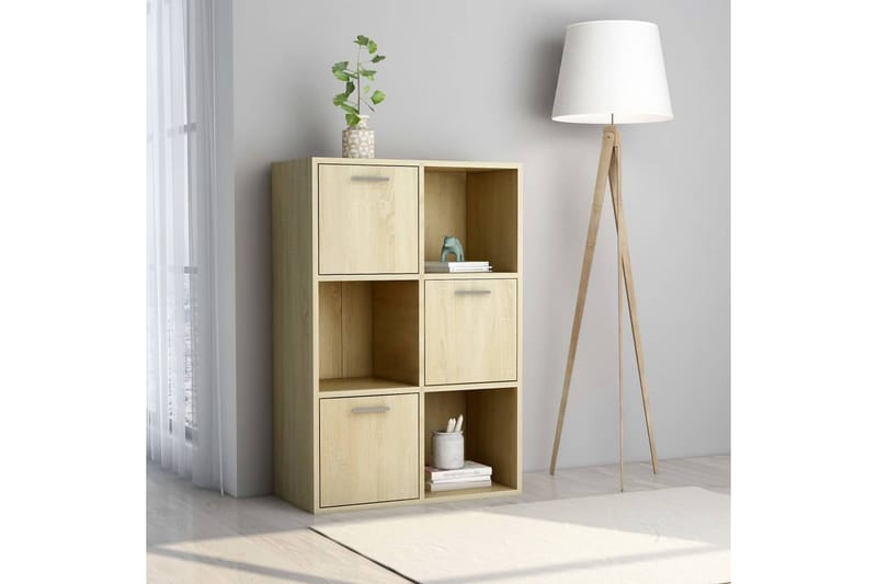 Förvaringsskåp sonoma ek 60x29,5x90 cm spånskiva - Brun - Förvaring - Skåp - Förvaringsskåp