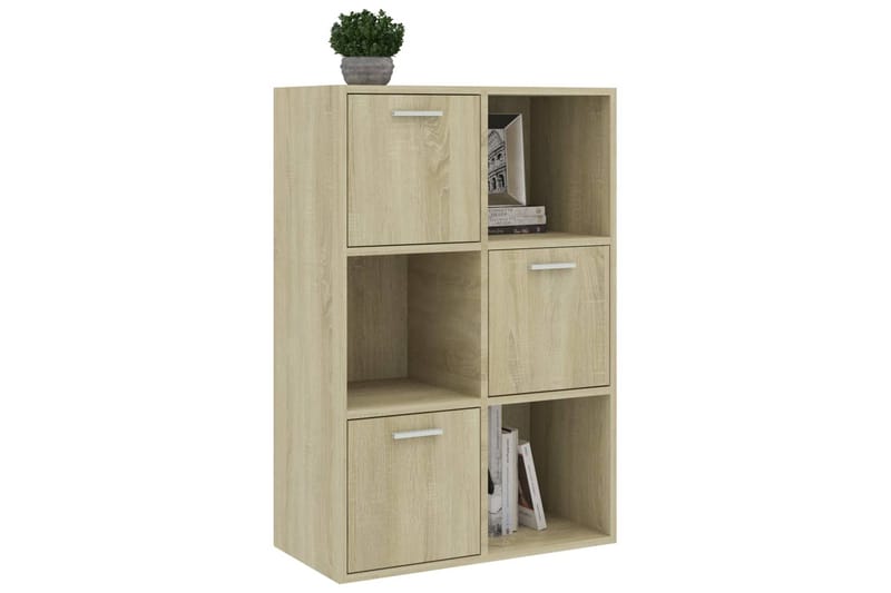 Förvaringsskåp sonoma ek 60x29,5x90 cm spånskiva - Brun - Förvaring - Skåp - Förvaringsskåp