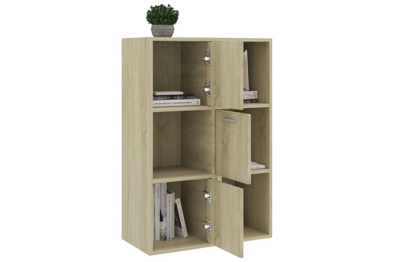 Förvaringsskåp sonoma ek 60x29,5x90 cm spånskiva - Brun - Förvaring - Skåp - Förvaringsskåp