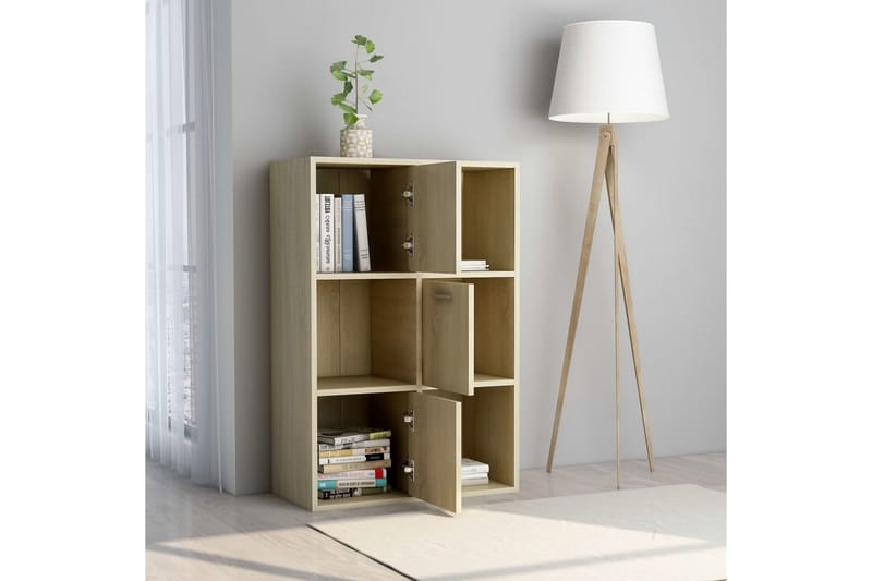 Förvaringsskåp sonoma ek 60x29,5x90 cm spånskiva - Brun - Förvaring - Skåp - Förvaringsskåp