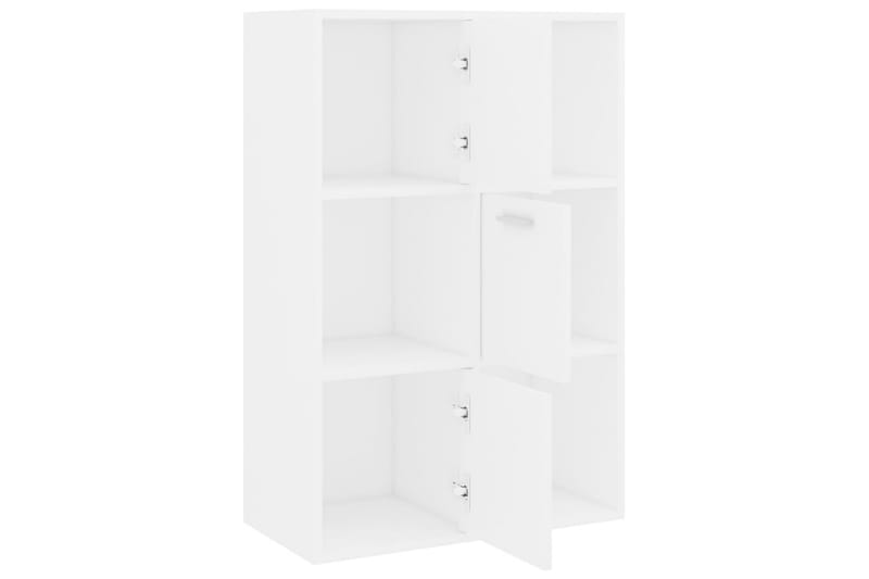 Förvaringsskåp vit 60x29,5x90 cm spånskiva - Vit - Förvaring - Skåp - Förvaringsskåp