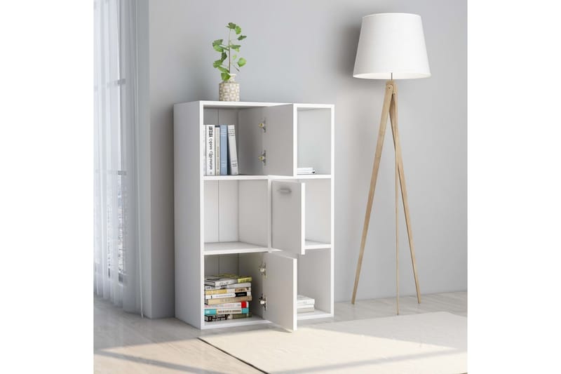 Förvaringsskåp vit 60x29,5x90 cm spånskiva - Vit - Förvaring - Skåp - Förvaringsskåp