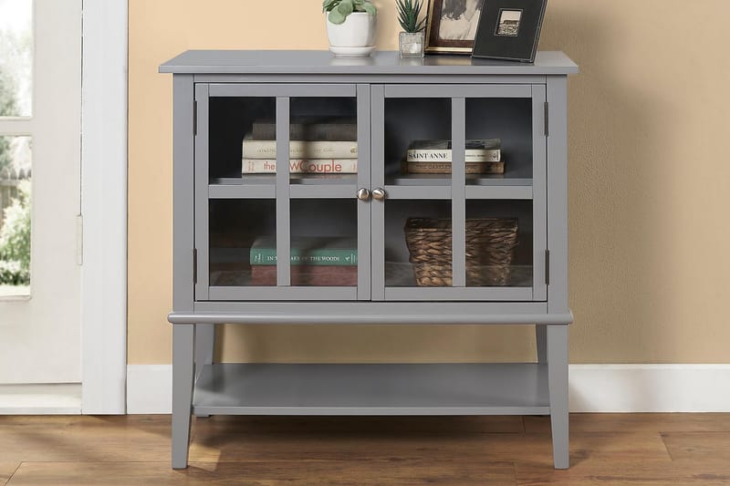 Franklin Förvaringsskåp 80x40 cm Grå - Dorel Home - Förvaring - Skåp - Förvaringsskåp