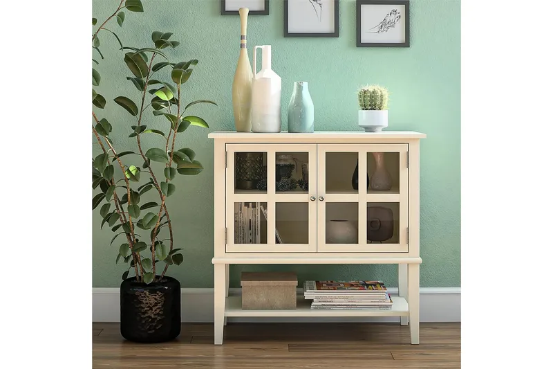 Franklin Förvaringsskåp 80x40 cm Vit - Dorel Home - Förvaring - Skåp - Förvaringsskåp