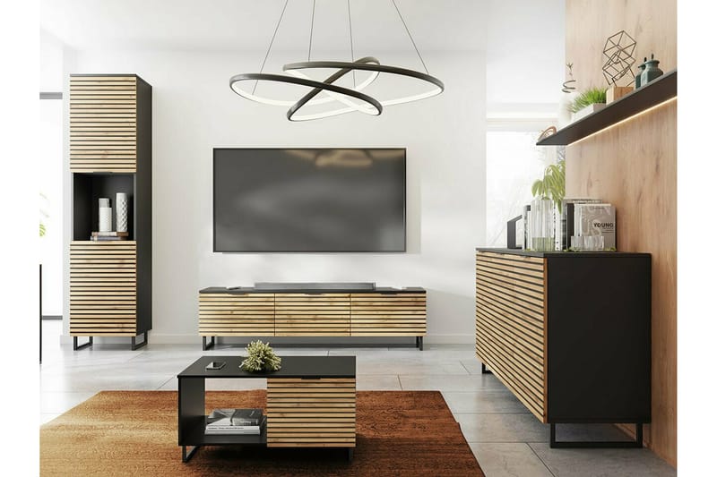 Galbally Highboard - Brun - Förvaring - Skåp - Förvaringsskåp