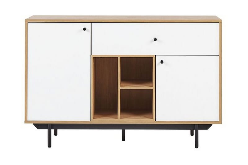 Germenata Skåp 118x40 cm - Ljust Trä/Vit - Förvaring - Skåp - Förvaringsskåp