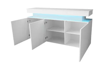 Glenndale Highboard - Vit - Förvaring - Skåp - Förvaringsskåp
