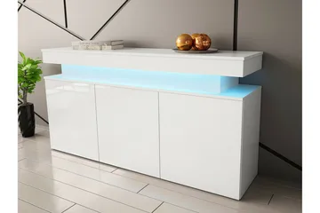 Glenndale Highboard - Vit - Förvaring - Skåp - Förvaringsskåp