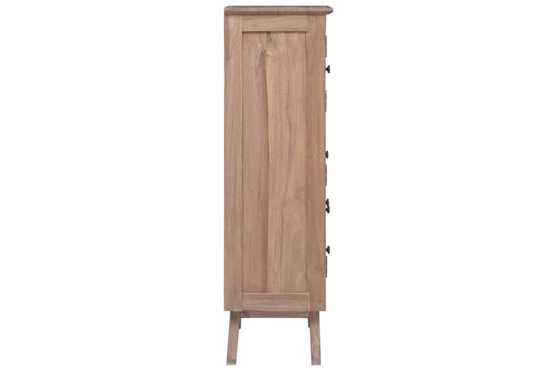 Högskåp 60x30x100 cm massiv teak - Brun - Förvaring - Skåp - Förvaringsskåp