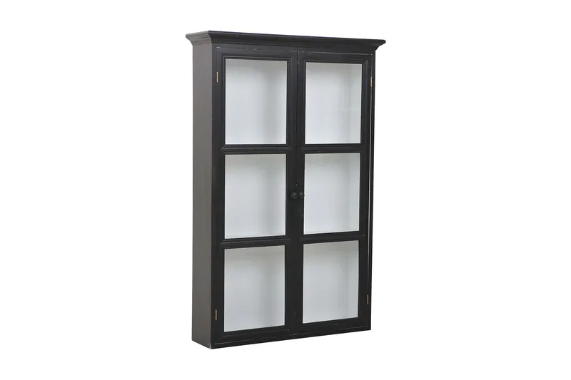 Havin Väggskåp 80 cm, Vit/Svart