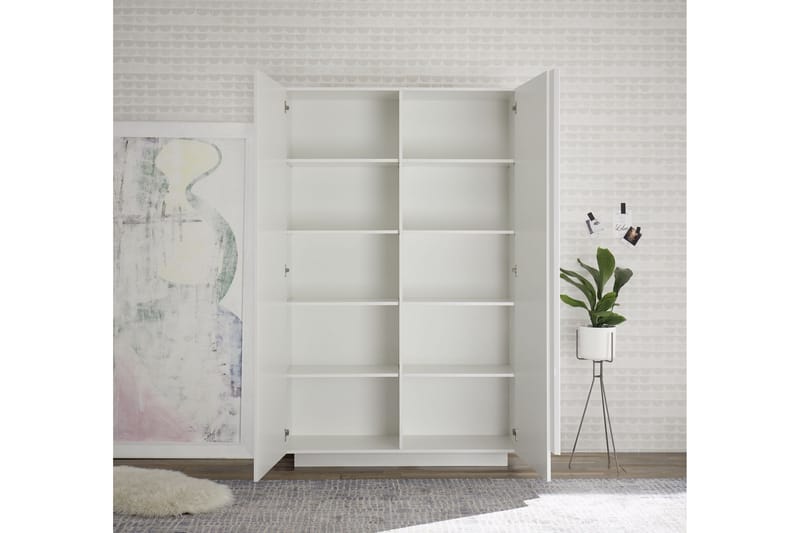 Helmund Förvaringsskåp 193 cm - Vit - Förvaring - Skåp - Förvaringsskåp