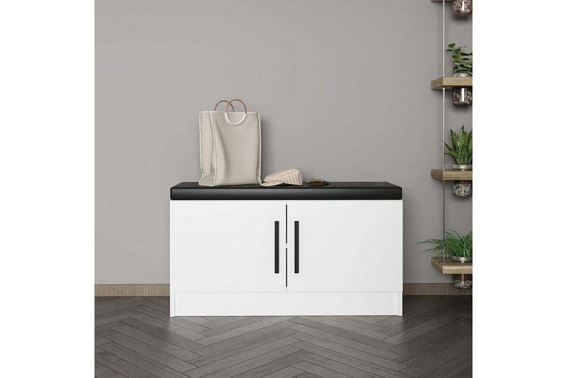 Hew Omklädningsskåp 90x35 cm - Vit - Förvaring - Skåp - Förvaringsskåp - Omklädningsskåp