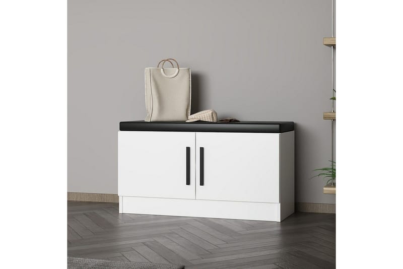 Hew Omklädningsskåp 90x35 cm - Vit - Förvaring - Skåp - Förvaringsskåp - Omklädningsskåp