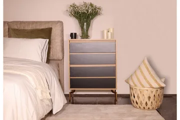Highboard 40x70 cm - Natur/Svart - Förvaring - Skåp - Förvaringsskåp