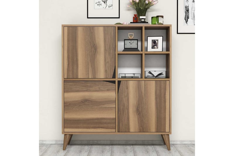 Hovdane Förvaringsskåp 100 cm - Brun - Förvaring - Skåp - Förvaringsskåp