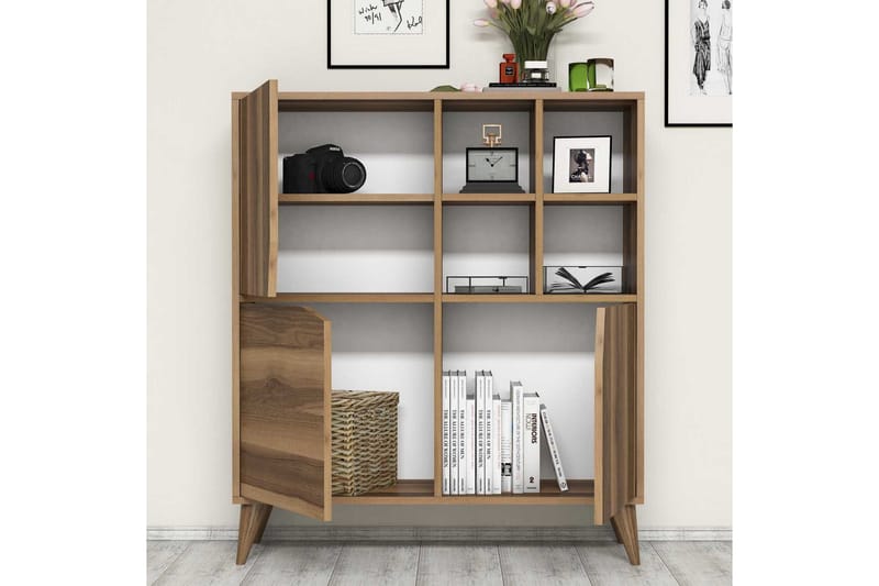 Hovdane Förvaringsskåp 100 cm - Brun - Förvaring - Skåp - Förvaringsskåp