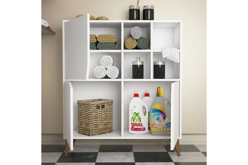 Hovdane Förvaringsskåp 100 cm - Vit/Vit - Förvaring - Skåp - Förvaringsskåp