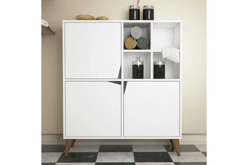 Hovdane Förvaringsskåp 100 cm - Vit/Vit - Förvaring - Skåp - Förvaringsskåp