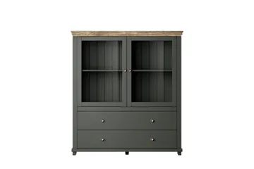Ivreri Highboard 42x126 cm - Khaki/Natur - Förvaring - Skåp - Förvaringsskåp