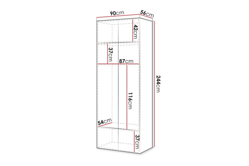 Juniskär Highboard - Svart - Förvaring - Skåp - Förvaringsskåp