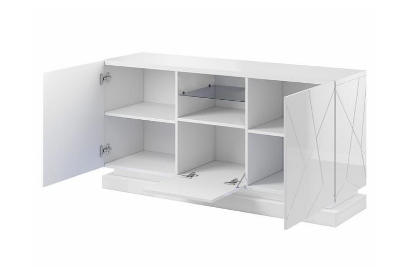 Juniskär Highboard - Vit - Förvaring - Skåp - Förvaringsskåp