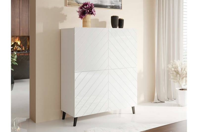 Juniskär Highboard - Vit - Förvaring - Skåp - Förvaringsskåp