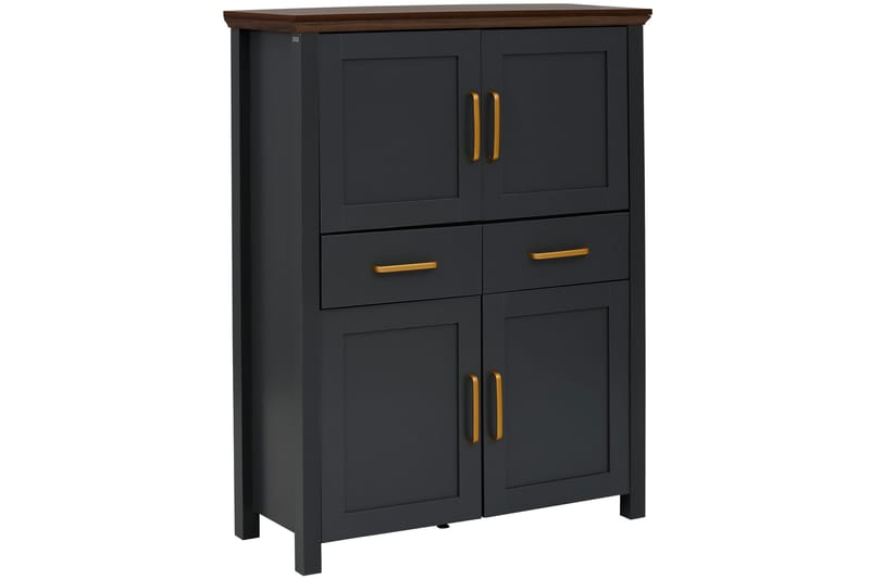 Juntolah Highboard - Svart - Förvaring - Skåp - Förvaringsskåp