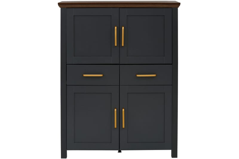 Juntolah Highboard - Svart - Förvaring - Skåp - Förvaringsskåp