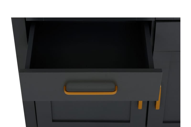 Juntolah Highboard - Svart - Förvaring - Skåp - Förvaringsskåp