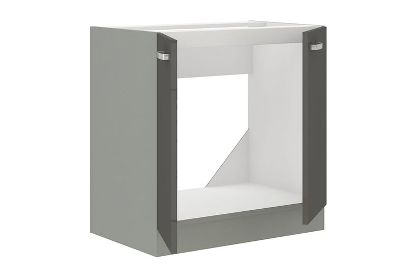 Karmen Skåp för tvättmaskin 80x52x82 cm - Beige/Grå - Förvaring - Skåp - Förvaringsskåp