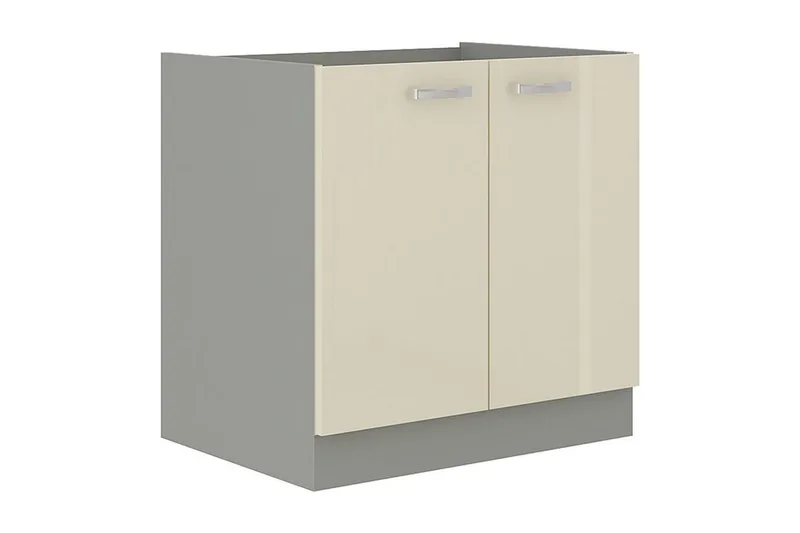 Karmen Skåp för tvättmaskin 80x52x82 cm, Beige/Grå