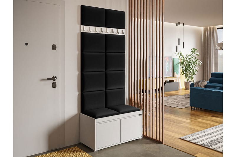 Kenmare Highboard Grey/Black - Förvaring - Skåp - Förvaringsskåp