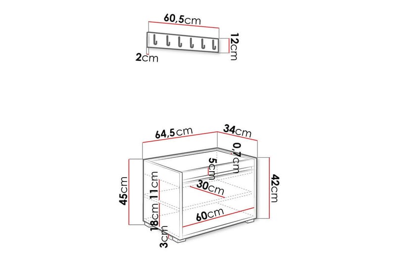 Kenmare Highboard - Vit - Förvaring - Skåp - Förvaringsskåp