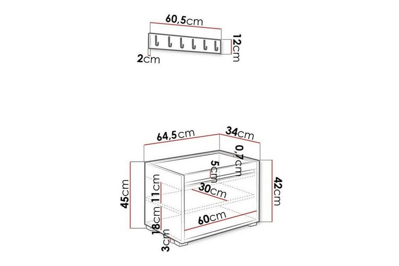 Kenmare Highboard White - Förvaring - Skåp - Förvaringsskåp