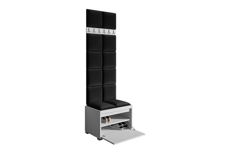 Kenmare Highboard White/Black - Förvaring - Skåp - Förvaringsskåp
