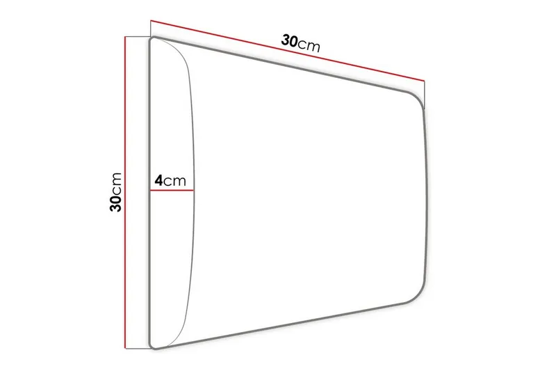 Kenmare Highboard White/Black - Förvaring - Skåp - Förvaringsskåp