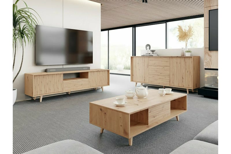 Kintore Highboard - Brun - Förvaring - Skåp - Förvaringsskåp