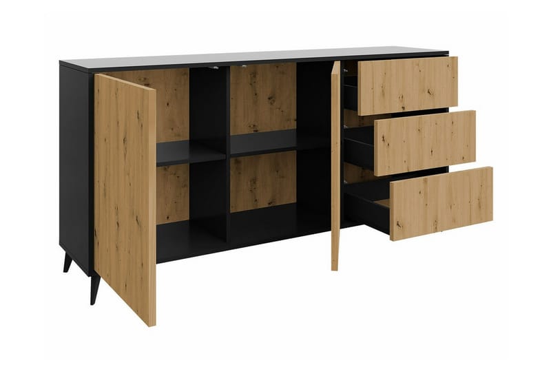 Kintore Highboard - Svart - Förvaring - Skåp - Förvaringsskåp
