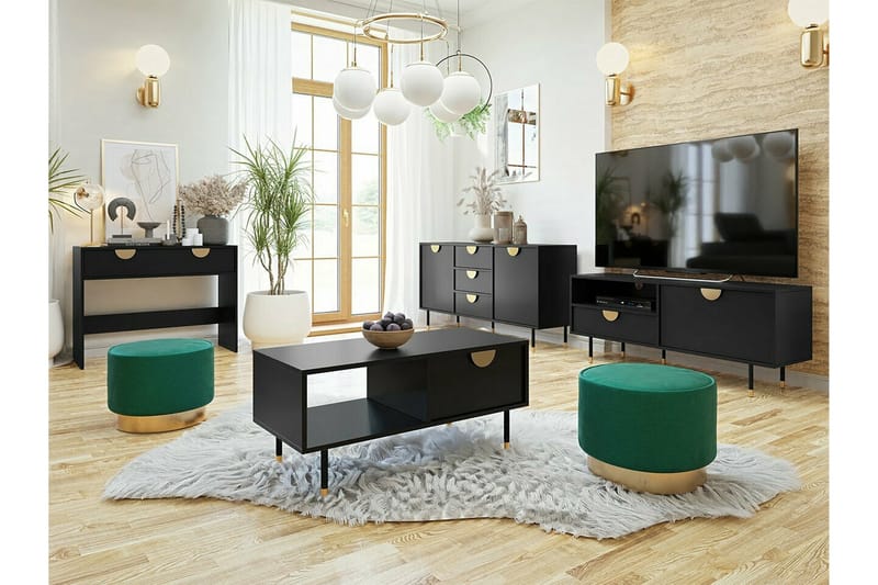 Kintore Highboard - Svart - Förvaring - Skåp - Förvaringsskåp