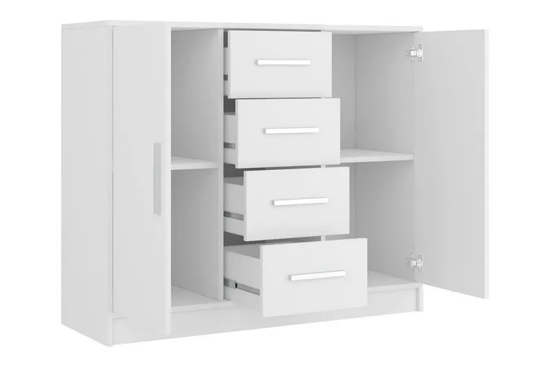 Kintore Highboard - Vit - Förvaring - Skåp - Förvaringsskåp