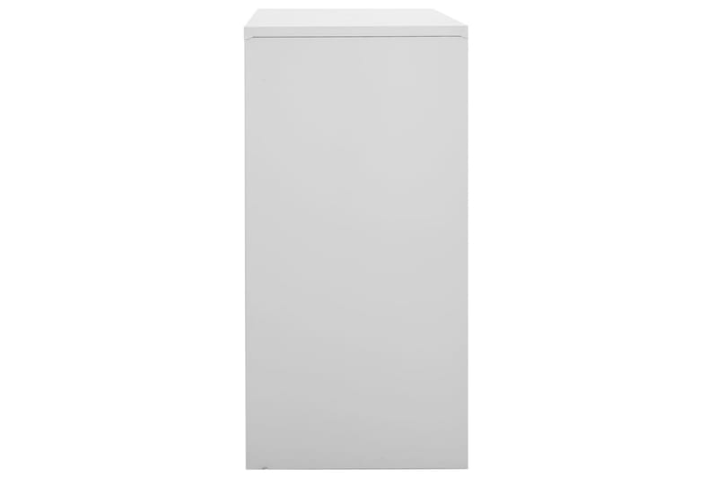 Förvaringsskåp 2 st ljusgrå 90x45x92,5 cm stål - Grå - Förvaring - Skåp - Förvaringsskåp - Omklädningsskåp