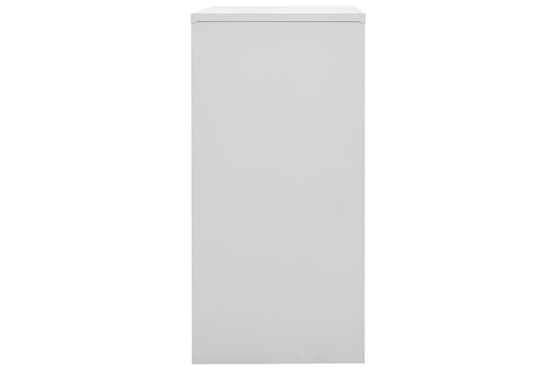 Förvaringsskåp 2 st ljusgrå och blå 90x45x92,5 cm stål - Grå - Omklädningsskåp